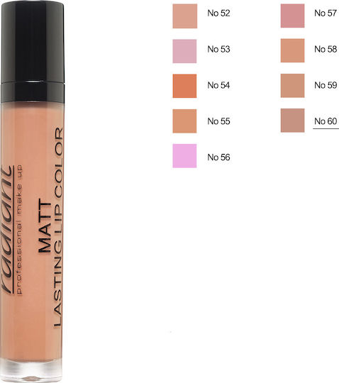 Radiant Matt Lasting Lip Color SPF15 Long Lasting Liquid Lipstick Matte 60 6.5ml