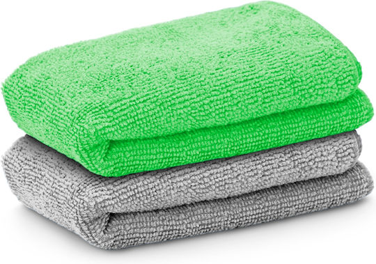 Universal Cleaning Microfiber Cloth 30x30 Cm Set 2 Pcs Dusting Surface Wiping
