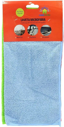 Set Alver Universal Microfiber Cloth 30x30cm 3 Pcs 286