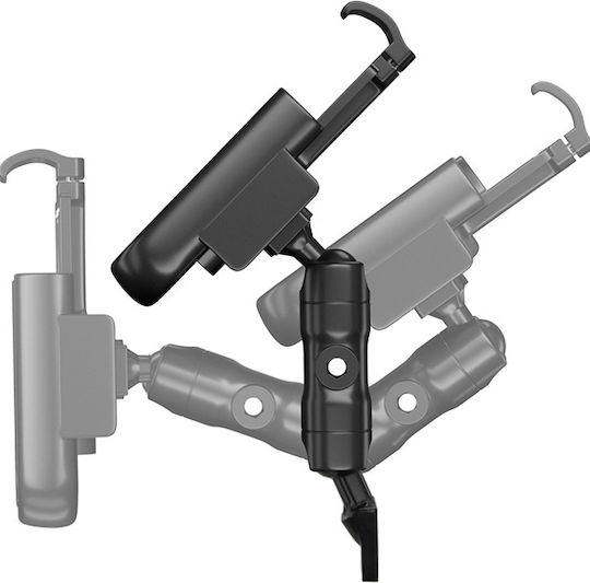 Gub P50 Motorcycle Phone Mount with Adjustable Arm for Mirror