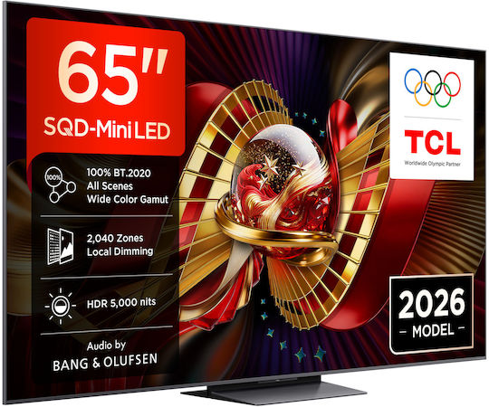 TCL Смарт Телевизор 65" 4K UHD SQD-Mini LED C8L HDR (2026) 65C8L