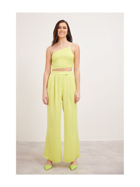 Women's Crop Top Lime