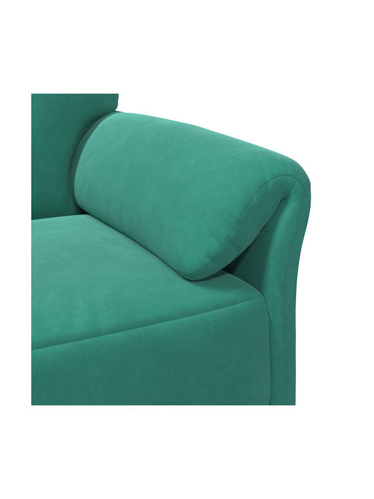 Doppelsitzer Samt Türkis 138x83x95cm