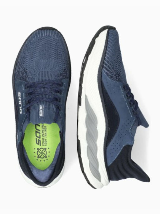 Sano Herren Anatomische Sneakers Blau