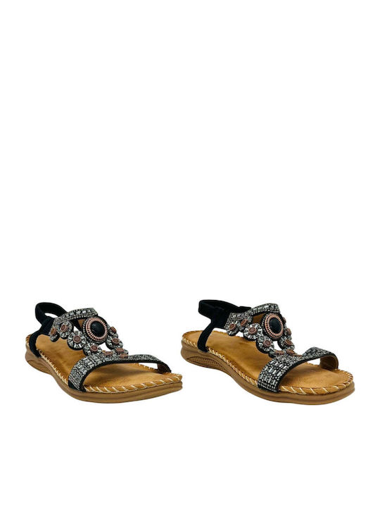 Leather Women's Anatomic Black Sandals