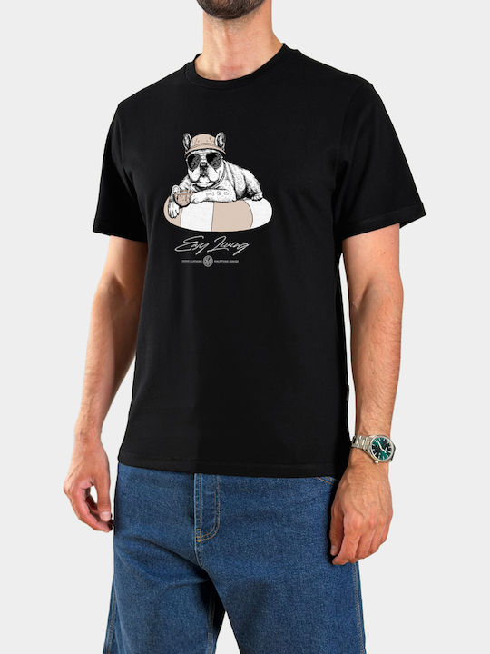 T-shirt Μαύρο