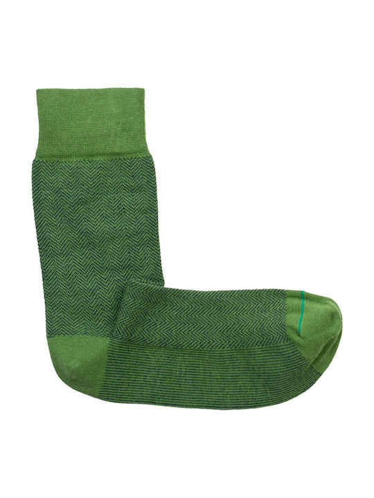 The Bus Socks Green