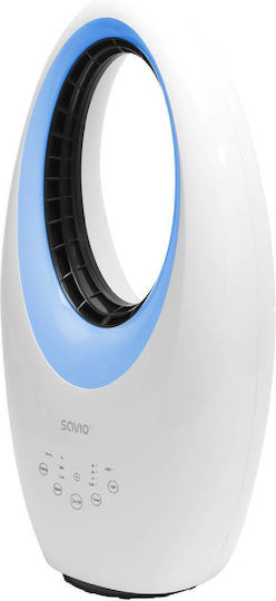 Savio AD-03 Ανεμιστήρας Χωρίς Πτερύγια 65W με Τηλεχειριστήριο Λευκός