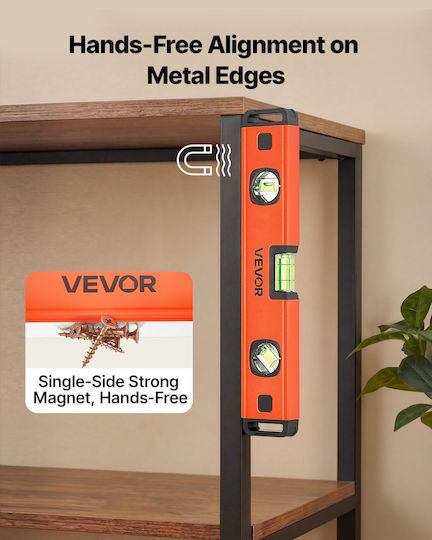 Vevor Aluminum Magnetic Spirit Level Set 4 Pieces