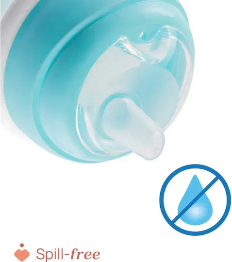 Chicco Transition Εκπαιδευτικό Μπιμπερό Σιλικόνης με Λαβές Μπεζ για 4m+ 200ml