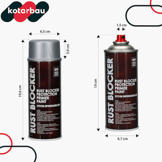 Sprühfarbe Rost Auf Metallzäunen Toren Schutzsilber Ral 9006 400