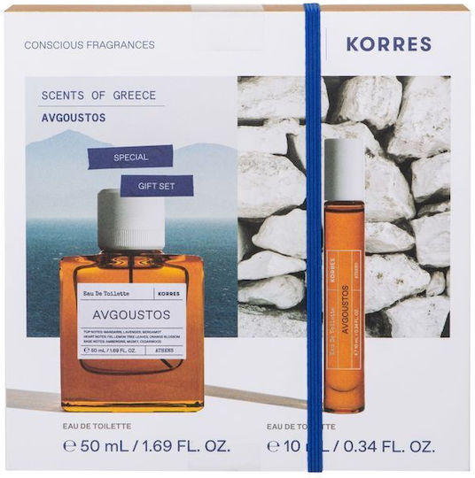 Promo Scents Of Greece Avgoustos Άρωμα Eau De Toilette 50ml & Eau De Toilette 10ml