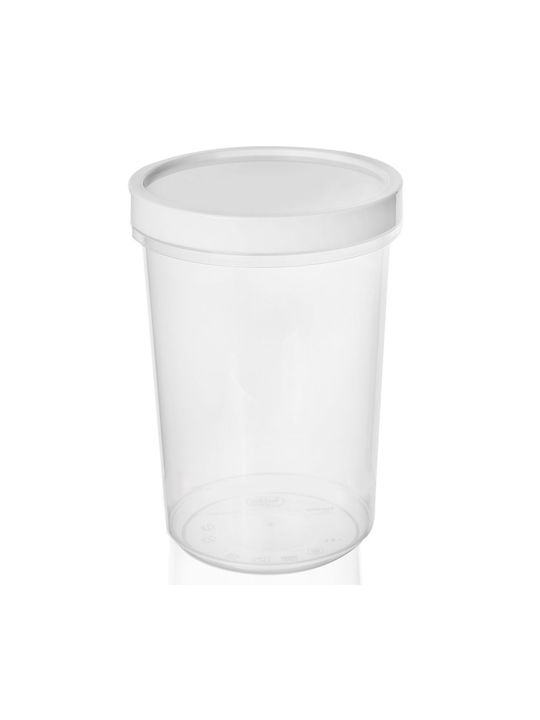 Hobby Life General Use Vase with Plastic Lid White 1600ml 1 Piece