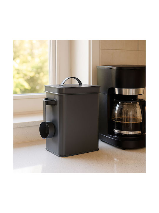 Relaxdays Caseta Utilizare Generală Cu Capac Gri 6500ml