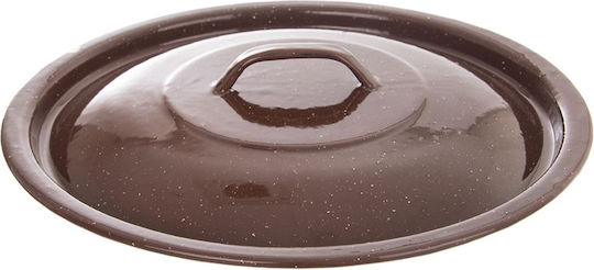 Orion Βάζο Γενικής Χρήσης με Καπάκι Καφέ 10000ml