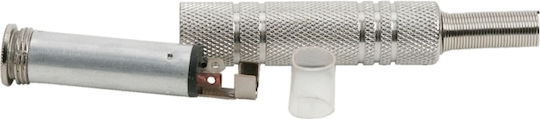 Set 5 Prize Metalice Stereo Jack 6.3 Mm Protecție La Rupere Conector Audio