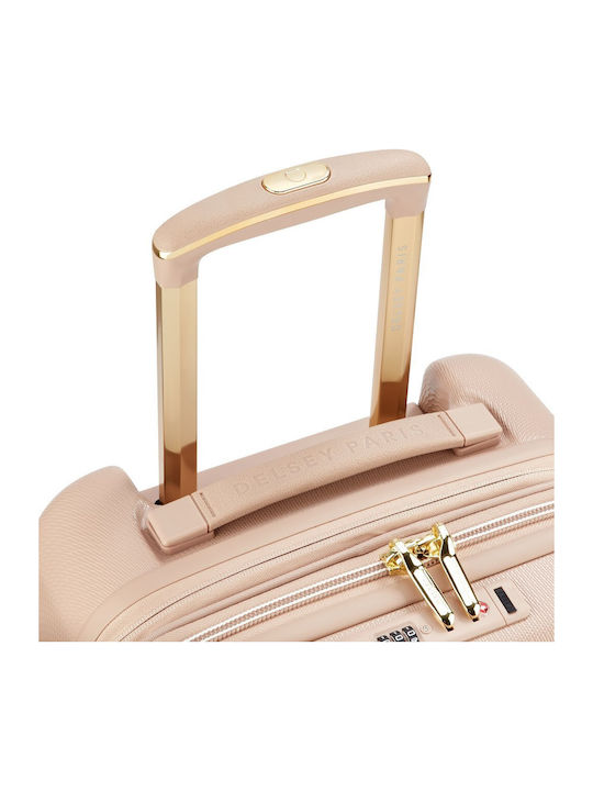 Delsey Chatelet Air 2.0 Cabin Travel Suitcase Beige Rose Height 55cm