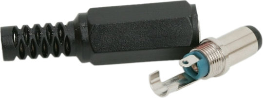 Set 5 Dc 5.5 × 2.5 Mm Plugs Anti-break Protection Plastic Power Connector