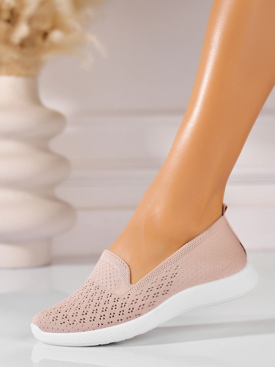 Women's Moccasins in Pink Color