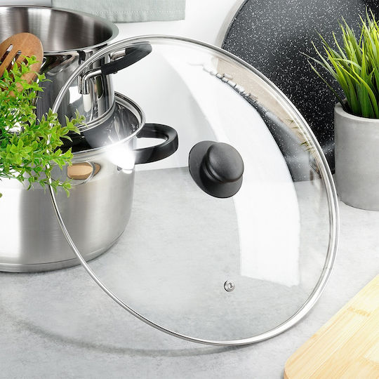 Vilde Glas-Kochgeschirrdeckel für Topf 32cm