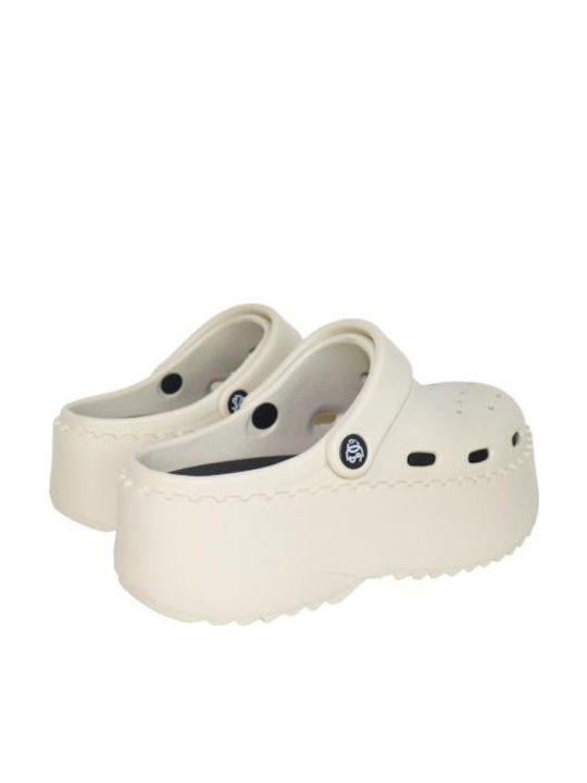 Superdry Women’s Beige Clogs