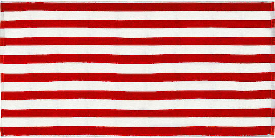 San Lorentzo Cotton Red Beach Towel 75x150cm