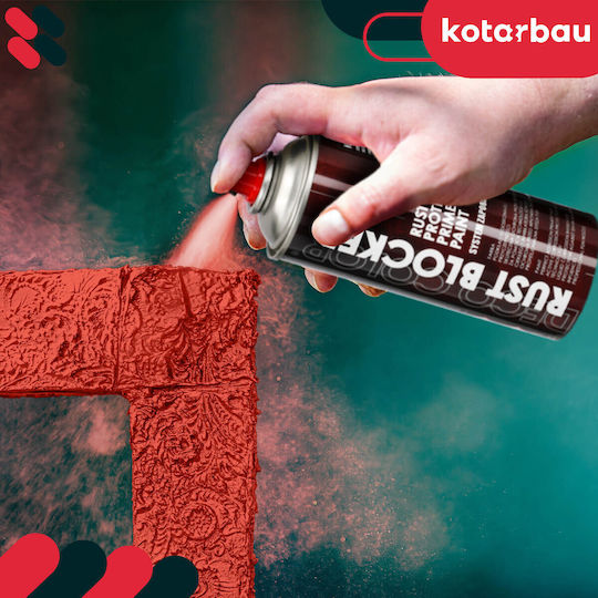 Red Ral3000 Anti-corrosion Metal Spray Paint 400 Ml