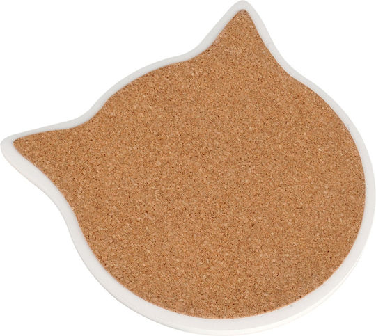 Excellent Houseware Металик Сервизи За Чаши Със Стойка Бежови 4 Бройки