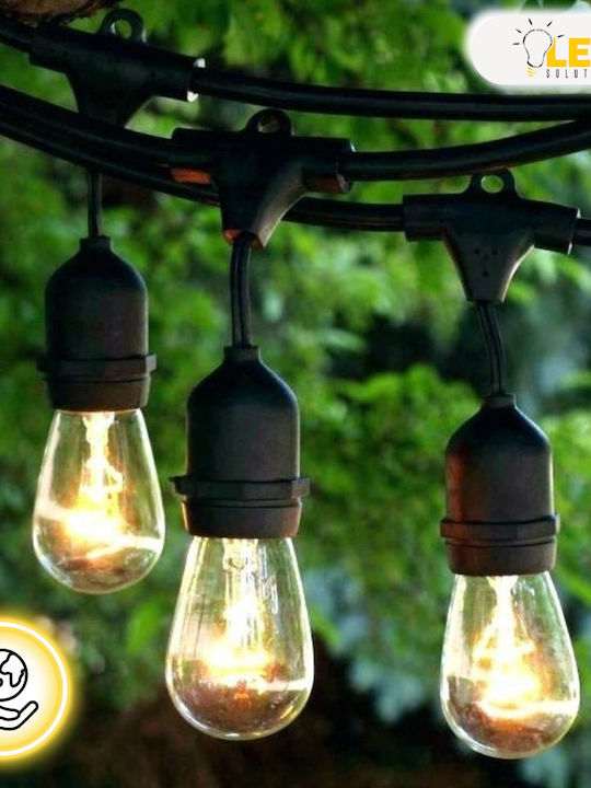 Led Solution Wasserdichte Lichterkette Beleuchtung LED 15m mit 30 Lampen
