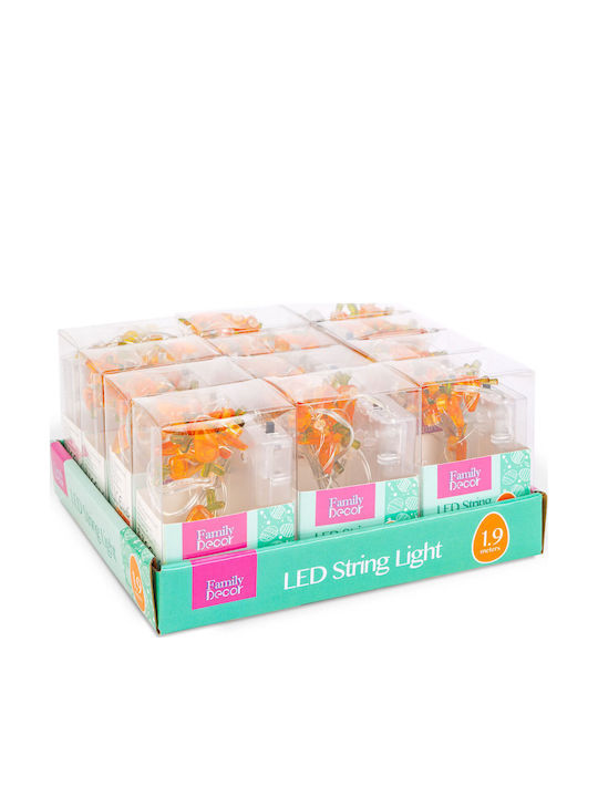 Alista Home Luminiță Garland LED 2m Cu 20 Becuri Alb Cald