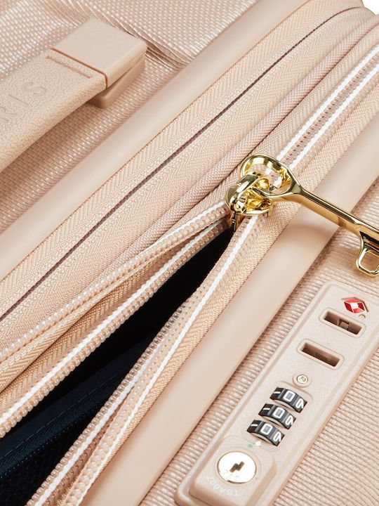 Delsey Chatelet Air 2.0 Medium Travel Suitcase Beige Rose Height 67cm