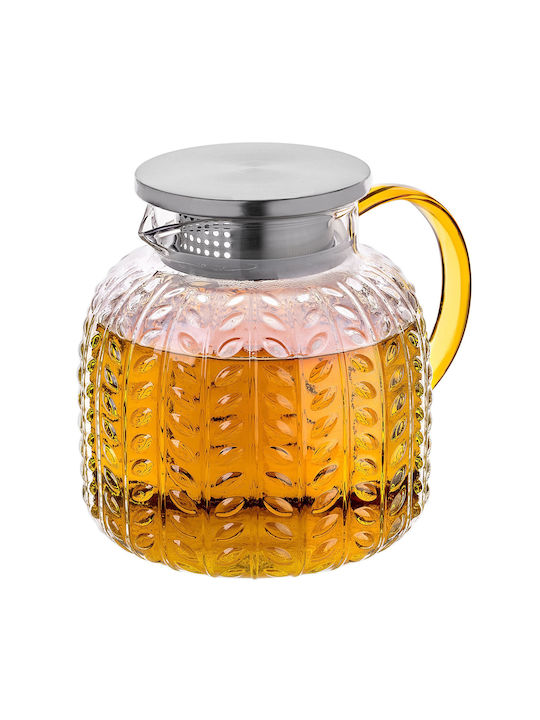 Kadax Kanne Servierska Glas mit Filter 1300ml