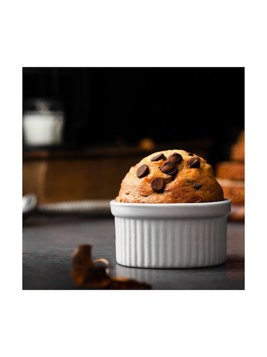 Orion Vas Rotund Rezistent La Căldură Pentru Souffle Din Porțelan 9cm