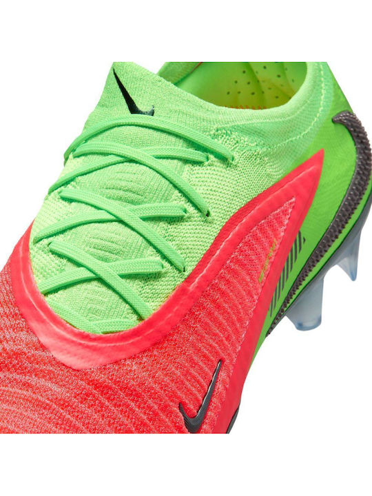 Nike Phantom 6 Low Elite Erling Haaland Football Shoes with Cleats FG Orange