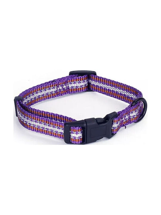 Nobleza Dog Collar Reflective High Quality Nylon M 2.0x30-50cm Nobleza 8719138041442