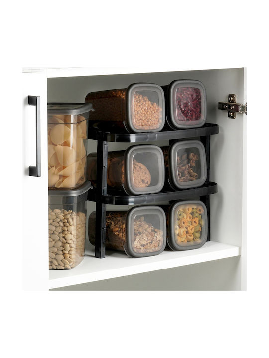 Vilde Suport De Masă Din Plastic 31x22x14.5cm 3 Bucăți Negru