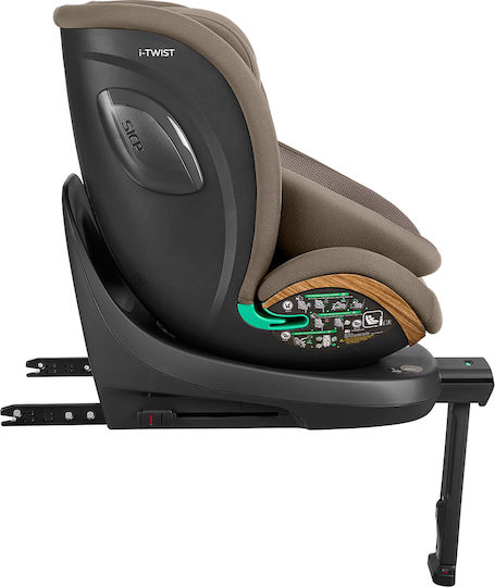Kikka Boo I-Twist Καθισματάκι Αυτοκινήτου i-Size με Isofix Sand