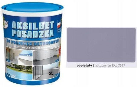 Aksilbet Floor Paint Ash Gray Ral 7037 1.0l 5empo.sza1.0