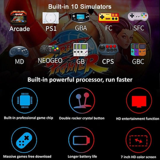 X12 Plus Ηλεκτρονική Παιδική Ρετρό Κονσόλα