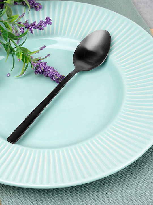 Excellent Houseware Καφέ/Τσαγιού Ανοξείδωτα Μαύρα 4τμχ