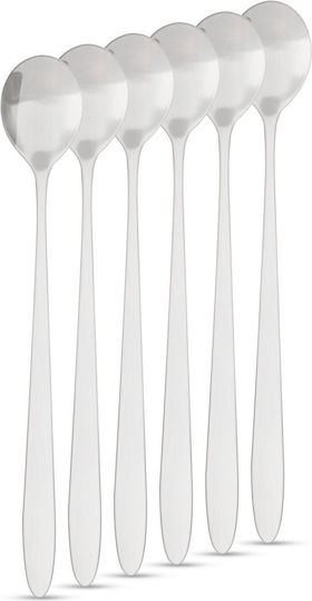 Alista Home Καφέ/Τσαγιού Ανοξείδωτα Καφέ 18.6cm GLB_57578 6τμχ