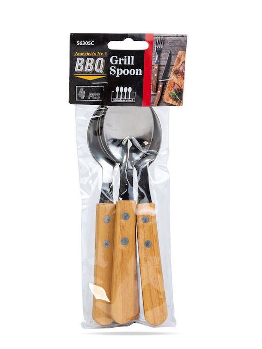 Alista Home Set Linguri Inox Bej 19cm 4 Bucăți