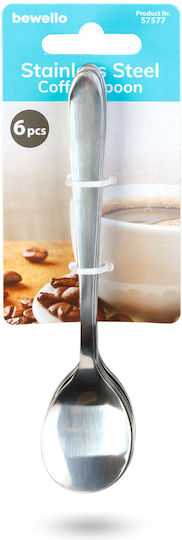 Alista Home Set Linguri Cafea / Ceai Inox Argintii 13.7cm 6 Bucăți