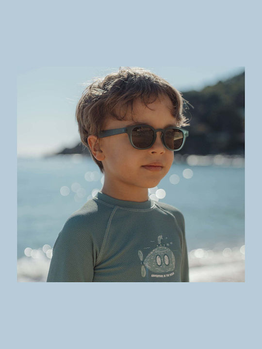 Little Dutch Παιδικό Μαγιό Μπλούζα με Μακρύ Μανίκι Ocean Green