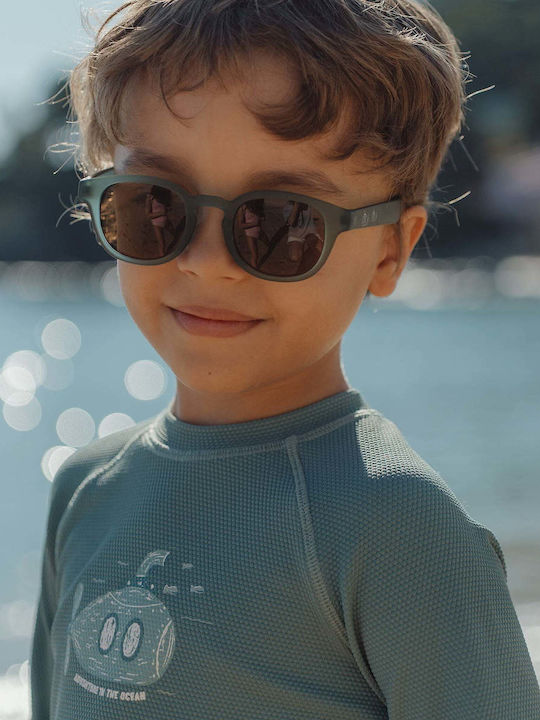 Little Dutch Παιδικό Μαγιό Μπλούζα με Μακρύ Μανίκι Ocean Green