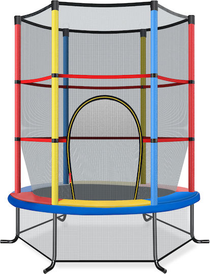 Costway Trampolin Kinder Durchmesser 165cm mit Netz