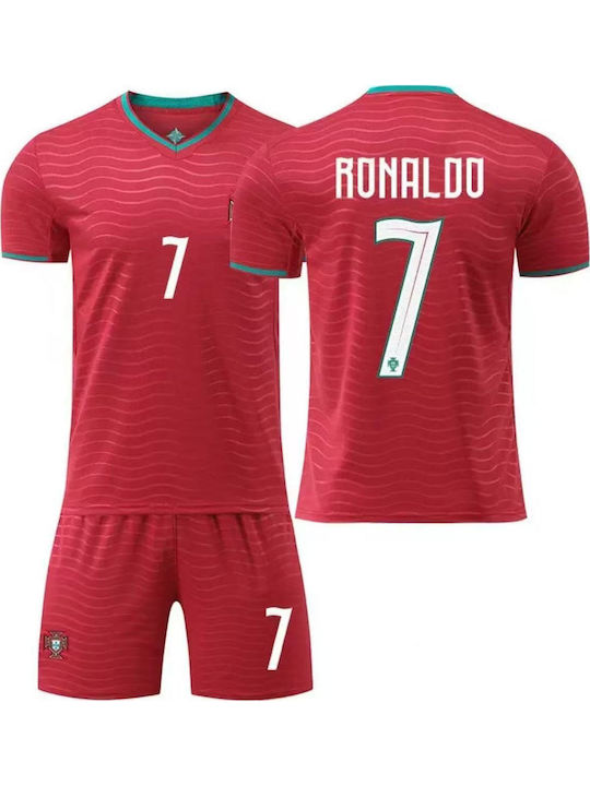 King Ανδρικό Σετ Ποδοσφαίρου Ronaldo Mundial 2026 Εθνικής Πορτογαλίας Home