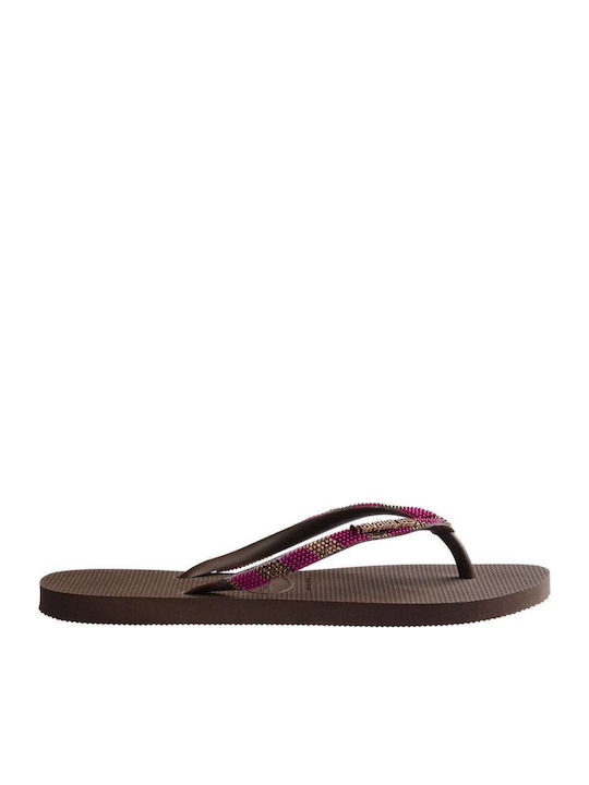 Flip Flops in Brown Colour