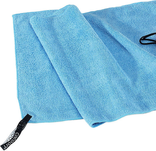 Cocoon Microfiber Face Towel 140gr/m² Light Blue 90x50cm
