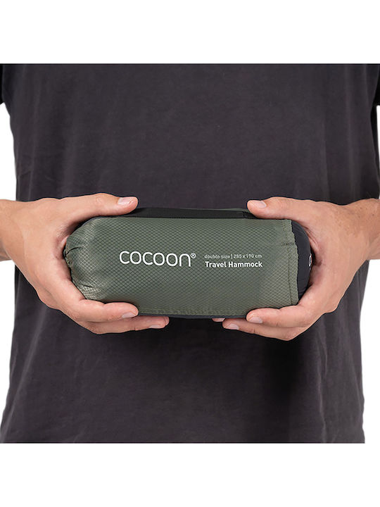 Cocoon Doppelter Stoffhängematte Grüne 285x190cm